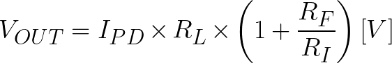 Output voltage equation