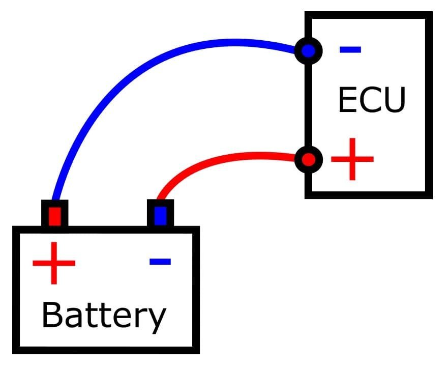 reverse battery connection